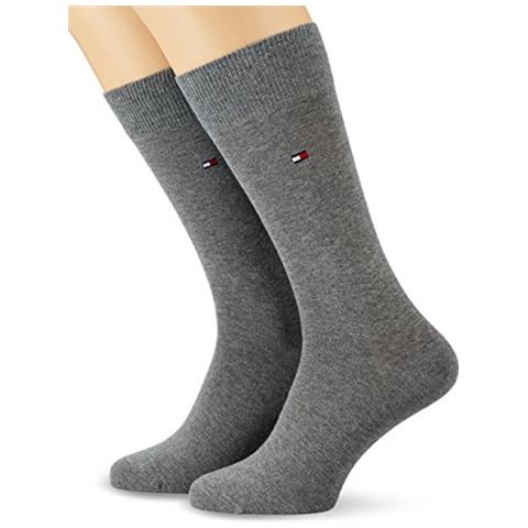 Th Men Sock Classic 2p Calze, Grigio (middle Grey Melange), 39-42 (pacco Da 2) Uomo - Foto 1