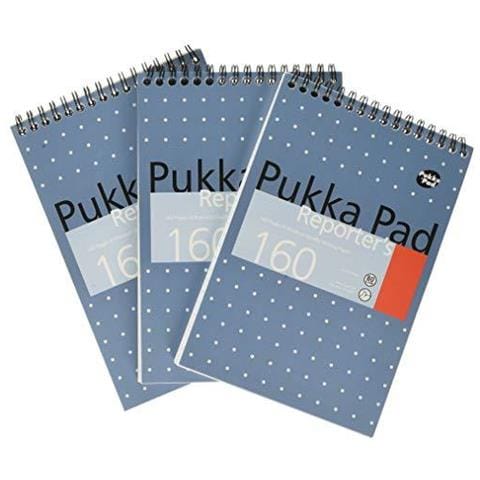 Ts-140002 Reporters Stenografia Notebook Bianco Confezione Da 3 - Foto 1