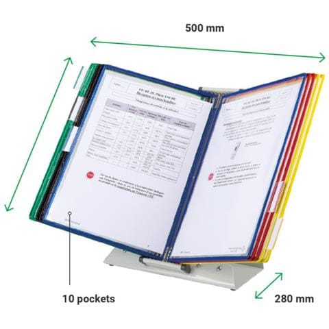 434209 leggio portadocumenti Scrivania /Parete Ritratto A4 - Foto 2