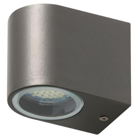 Lampada Spot da Parete Led 3 Watt Colore Grigio Scuro - Foto 1