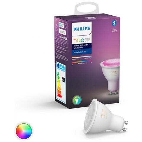 Hue White And Color Ambiance Gu10 - Confezione Da 1 - Foto 3