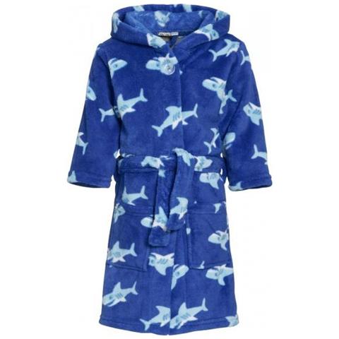 Accappatoio Squali Junior Blu Taglia 110/116 - Foto 1