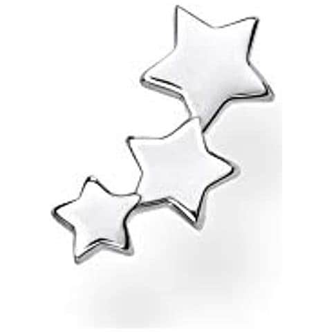 Orecchini Da Donna A Forma Di Stella, In Argento Sterling 925 (1)  - Foto 1