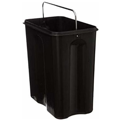 Cestino Della Spazzatura Da Bagno, Opaco, 5 L, Bianco - Foto 3