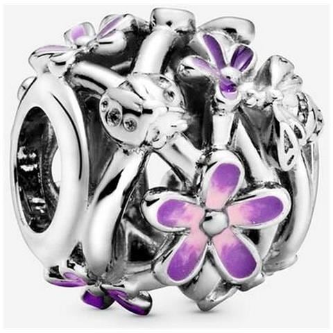 Charm Pandora Openwork Margherita Viola - Foto 1
