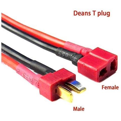 1 Pezzo Connettori Deans A T Per Il Cavo Adattatore Di Carica Del Connettore Tamiya Cavo Per Veicoli Rc E Batteria Lipo - Foto 2