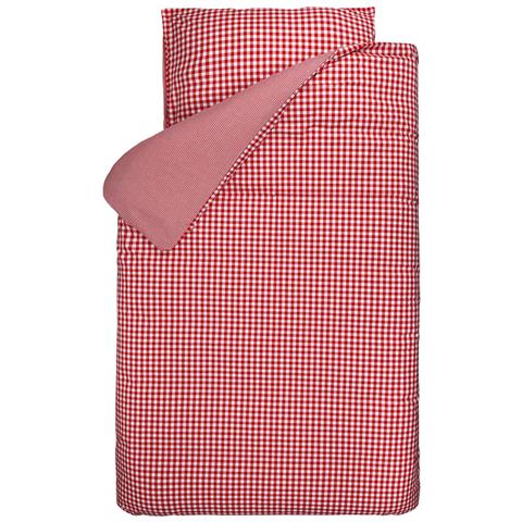 Biancheria Da Letto Per Bambini Bb Check Red 100 X 135 - Foto 1