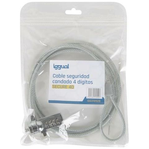 Secure 4D Cavo di Sicurezza da 1,5 m Colore Argento - Foto 4