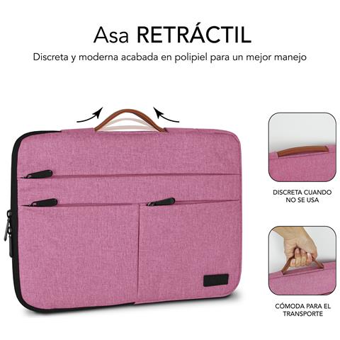 SUBLS-AP36004 borsa per laptop 35,6 cm (14") Custodia a tasca Grigio - Foto 7