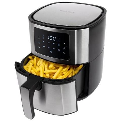 Proficook Pc-fr 1239 H Singolo 5,5 L Indipendente Friggitrice Ad Aria Calda Nero, Acciaio Inossidabile - Foto 1