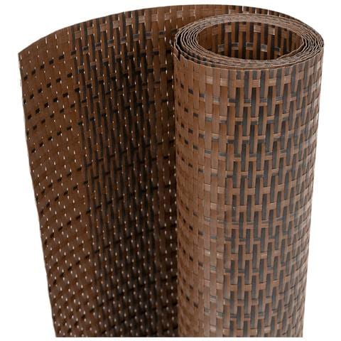 Schermi Da Balcone 10 Pz Marrone E Nero 255x19 Cm In Polyrattan - Foto 1