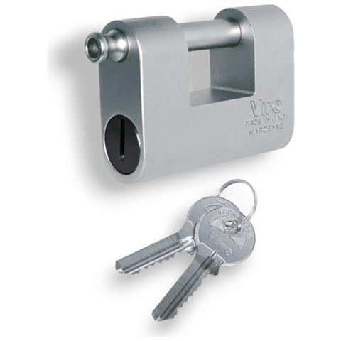 Lucchetto Corazzato In Acciaio Cementato Anti Scasso Monolith - 87 Mm - Foto 1