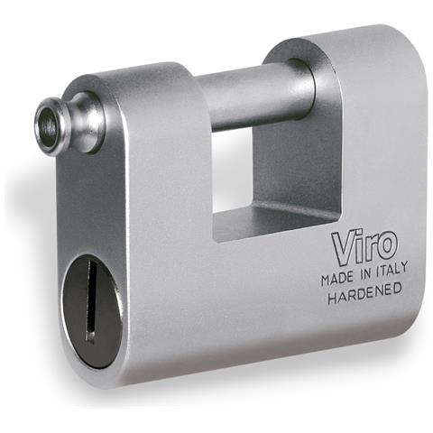 Lucchetto Corazzato In Acciaio Cementato Anti Scasso Monolith - 87 Mm - Foto 2