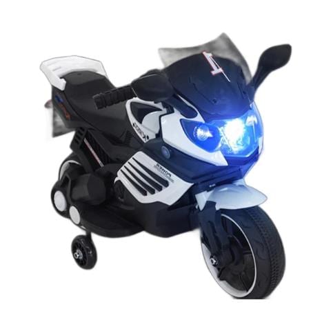Moto Elettrica Per Bambini Sportbike Bianco - 6v - 1-3 Anni - Foto 2