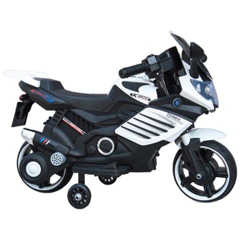 Moto Elettrica Per Bambini Sportbike Bianco - 6v - 1-3 Anni - Foto 3