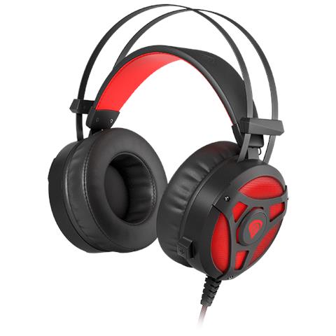 NEON 360 Auricolare Cablato A Padiglione Giocare Nero, Rosso - Foto 1