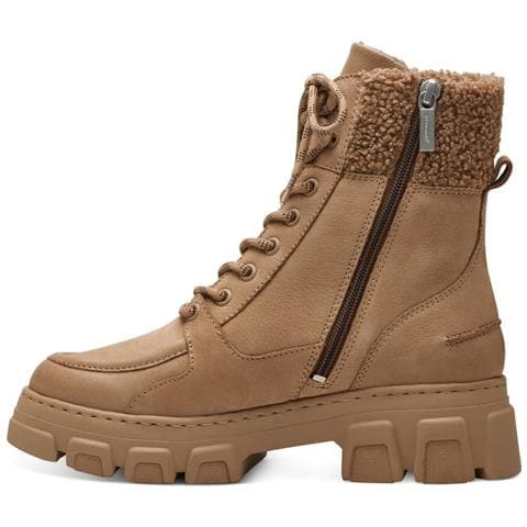 Camel Casual Closed Booties Stivaletti Pelle Scarpe Donna Beige Eu 36, 1-26274-41 310 - Foto 3