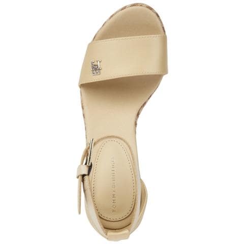 Colorful High Wedge Sandal Sandali Sintetico Scarpe Donna Beige Eu 40, Fw0fw07914 Acr - Foto 2