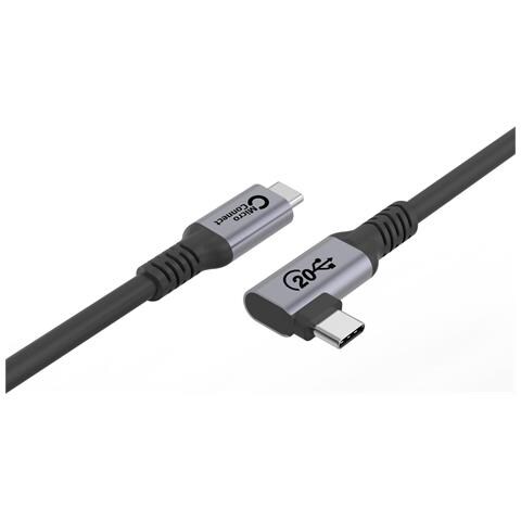 USB3.2CC2-A cavo USB USB 3.2 Gen 2x2 2 m USB C Nero - Foto 2