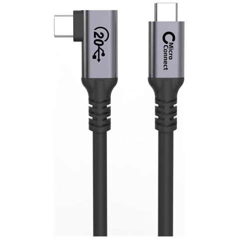 USB3.2CC2-A cavo USB USB 3.2 Gen 2x2 2 m USB C Nero - Foto 3