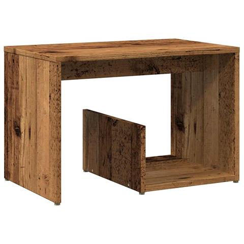 Tavolino Legno Vecchio 59x36x38 Cm In Legno Multistrato - Foto 2