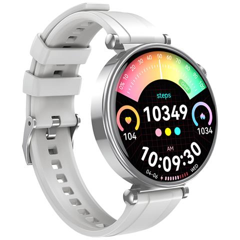 Smartwatch Sportivo Con Schermo Amoled E Monitoraggio Preciso Ip68, Argento - Foto 2