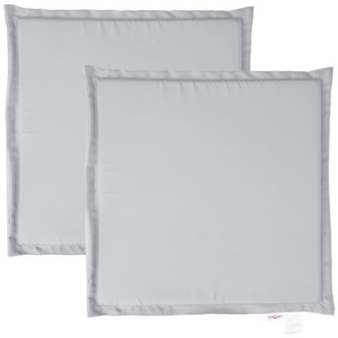 Lusso Casadino - Imbottitura Per Seduta Giardino 2pz Grigio Chiaro 45x45x2 Cm - Foto 1
