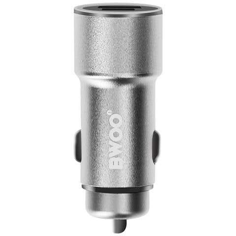 Caricatore Accendisigari 38w Usb-c + Usb Ricarica Rapida Led, Argento - Foto 5