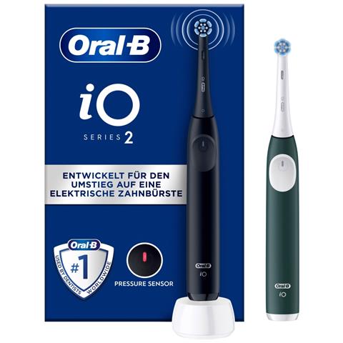 iO Series 2 Adulto Spazzolino a vibrazione Nero, Verde - Foto 1