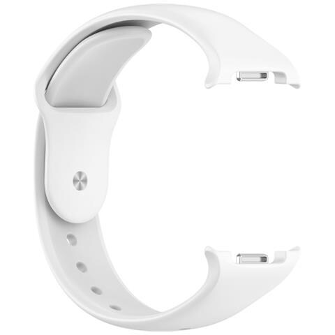 Cinturino In Silicone Con Chiusura A Scatto Compatibile Con Samsung Watch 8 E Watch 8 Classic White - Foto 1