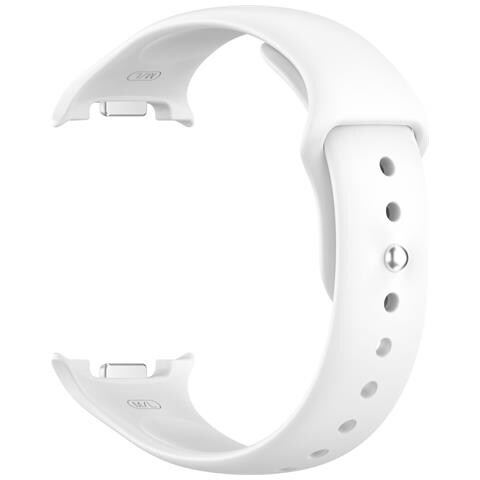 Cinturino In Silicone Con Chiusura A Scatto Compatibile Con Samsung Watch 8 E Watch 8 Classic White - Foto 2