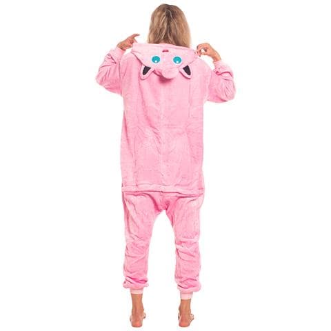 Pigiama Da Donna Costume Kigurumi Onesie Jiggly Puff Pokemon Rosa 175-185 Xl - Foto 8
