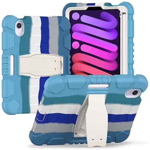 Custodia Per Ipad Mini 6 8.3"" Con Supporto E Alloggiamento Per Stilo Blu - Foto 1