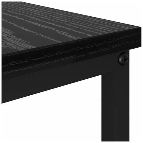 Tavolino da salotto with Drawer Rovere nero 100 x 51 x 45 cm - Foto 9
