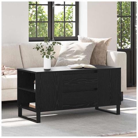 Tavolino da salotto Rovere Nero 102 x 44,5 x 50 cm - Foto 2
