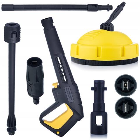 Set Di Accessori Per Idropulitrice Compatibile Con Kärcher K2-k7 - Pistola Con Lancia Vario E Spazzola T-racer | Sistema Bayonet - Foto 1