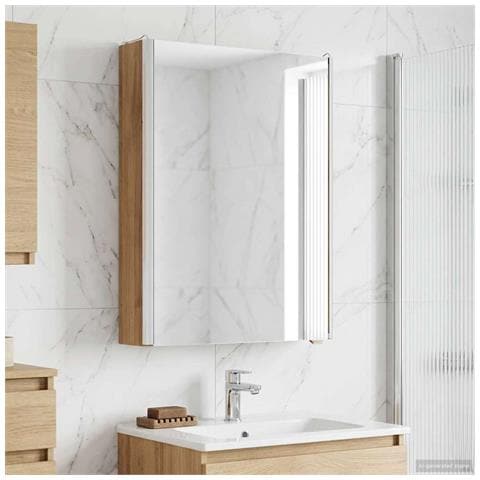 Mobiletto per specchio da bagno Rovere Artigianale - Foto 2