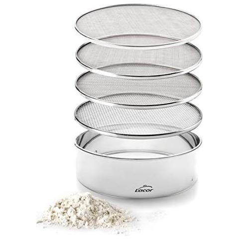 68340 - Setaccio intercambiabile, setaccio da cucina, 4 maglie intercambiabili - Foto 1