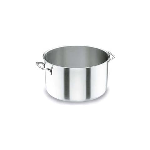 Pentola da chef Alta 45 in acciaio inox ad alto contenuto di calcio (CAC), senza coperchio, nera, 11 - Foto 1