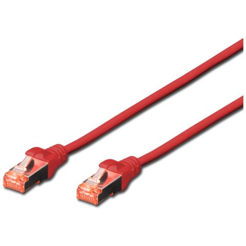 Cavo Rete S-Ftp Cat. 6 Doppia Schermatura Ls0H 0.5 m - Rosso - Foto 2