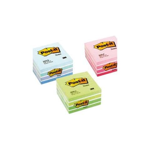 blocco cubo 450foglietti post-it® 76x76mm 2028-p pastello rosa - Foto 1