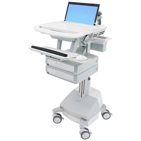 Carrello per Laptop StyleView Colore Bianco e Grigio  - Foto 1