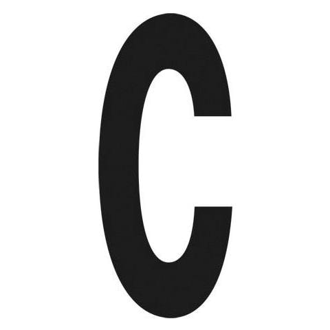 Letteracades. T-6 8x3,5 Cm Nera - Foto 2