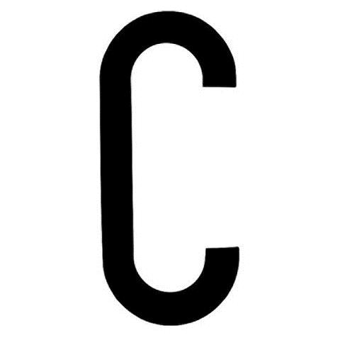 Letteracades. T-6 8x3,5 Cm Nera - Foto 1