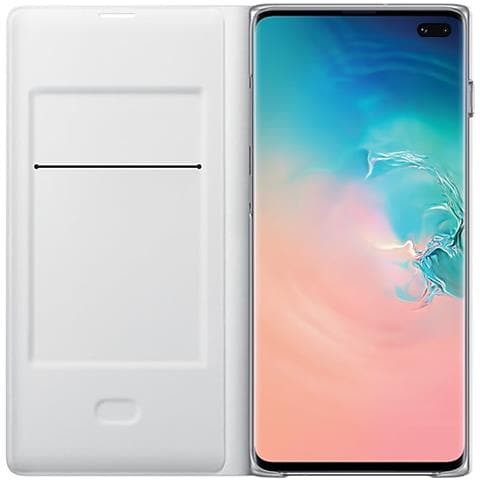 LED View Flip Cover per Galaxy S10+ Colore Bianco - Foto 4