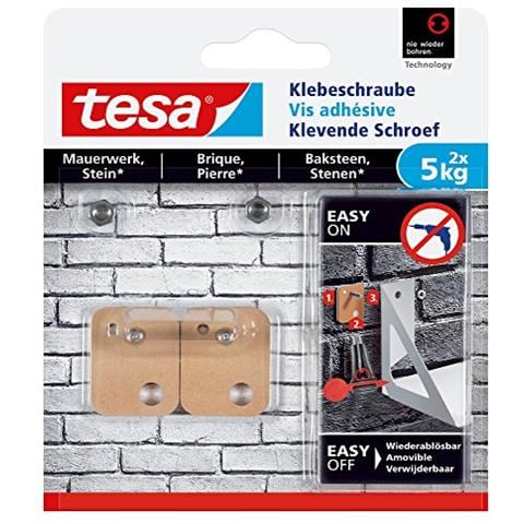 rettangolare di fissaggio Vite per lavoro e muro in pietra, 5 kg, 2 pezzi, 779050000000 - Foto 1