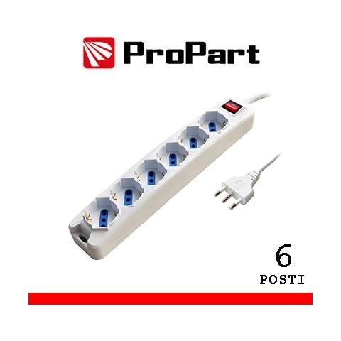 Multipresa 6pos Bipasso/schuko Spina16a +interr. - Foto 1