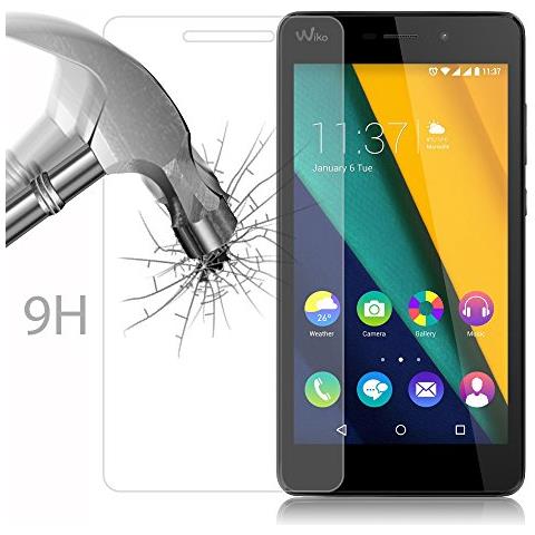 Pellicola Di Armatura Compatibile Con Wiko Ridge Fab In Elevata Trasparenza - Vetro Temperato (tempered) Di Protezione Del Display In Durezza 9h Con 3d Touch - Foto 2