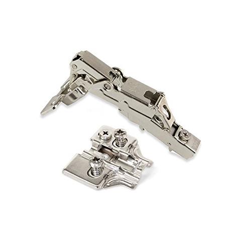 1013007 Kit Cerniera Collo Dritto Con Scodellino Ø35mm 165chiusura Soft E Basetta Euro Con Regolazione Eccentrica, Set Di 10 - Foto 4