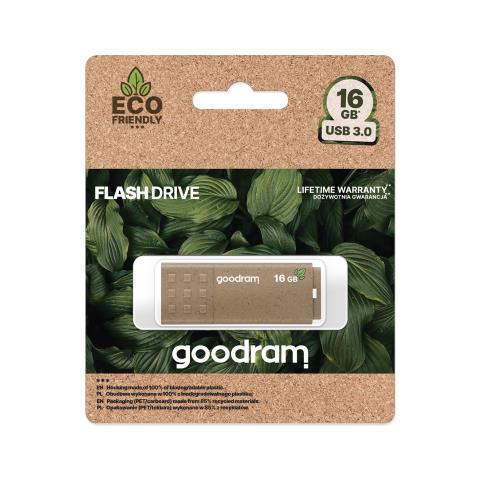 Pendrive Goodram 16gb Ume3 Green Usb 3.0 - Retail Blister - Foto 1